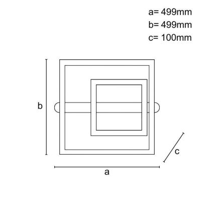 Dimmbare LED-Deckenleuchte LED/95W/230V 3000-6500K + Fernbedienung