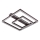 Dimmbare LED-Deckenleuchte LED/95W/230V 3000-6500K + Fernbedienung
