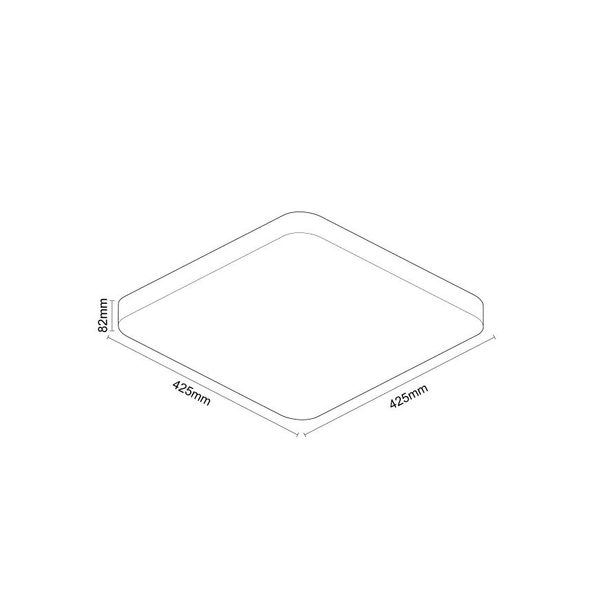 Dimmbare LED-Deckenleuchte mit Sprachsteuerung OPAL LED/48W/230V 2700-6500K weiß + Fernbedienung