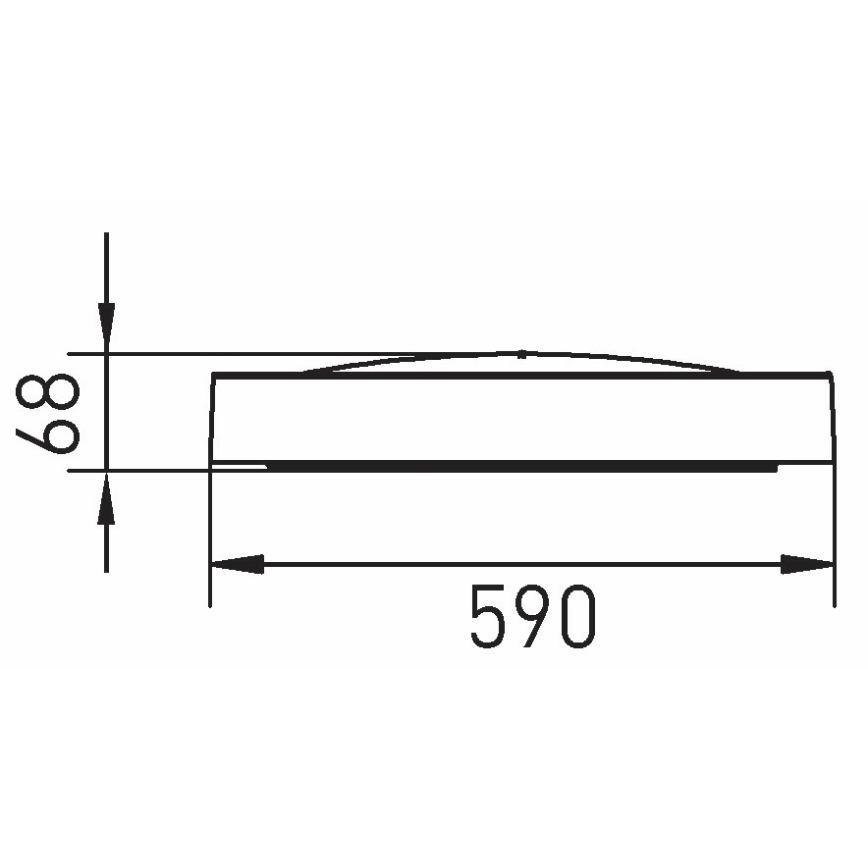 Dimmbare LED-Deckenleuchte SAMER LED/40W/230V 2900-6000K + Fernbedienung