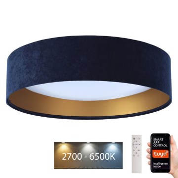 Dimmbare LED-Deckenleuchte SMART GALAXY LED/36W/230V d 55 cm 2700-6500K Wi-Fi Tuya blau/golden +Fernbedienung