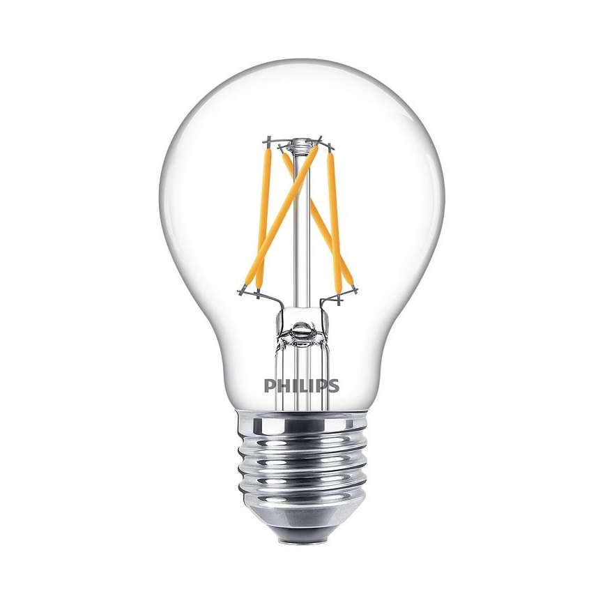 Dimmbare LED-Glühbirne Philips Warm Glow A60 B22/7W/230V 2200-2700K CRI 90