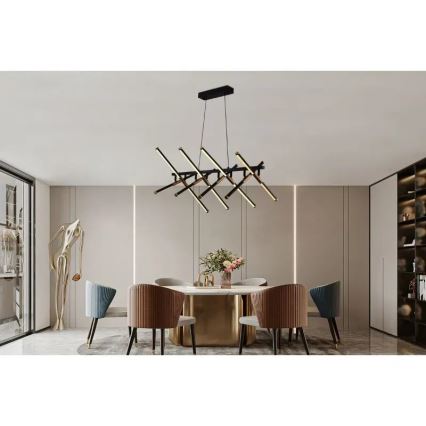 Dimmbare LED-Hängeleuchte an Schnur LED/100W/230V 3000-6500K + Fernbedienung