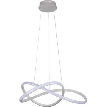 Dimmbare LED-Hängeleuchte an Stahlseil LED/85W/230V 3000-6500K Ø 60 cm + Fernbedienung