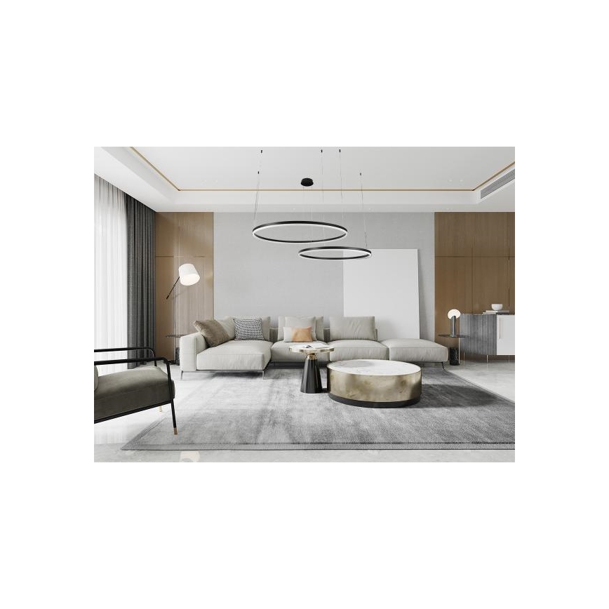 Dimmbare LED-Hängeleuchte LED/128W/230V 3000-6500K d 100 cm + Fernbedienung