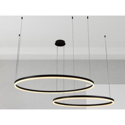 Dimmbare LED-Hängeleuchte LED/128W/230V 3000-6500K d 100 cm + Fernbedienung