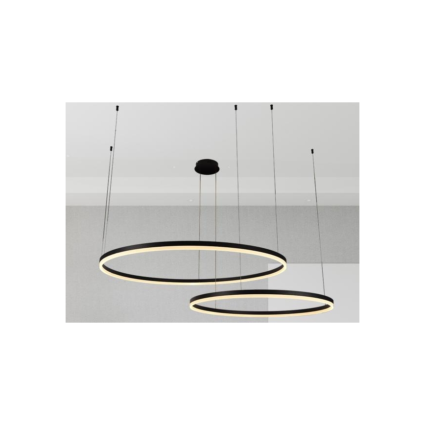 Dimmbare LED-Hängeleuchte LED/128W/230V 3000-6500K d 100 cm + Fernbedienung
