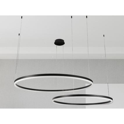 Dimmbare LED-Hängeleuchte LED/128W/230V 3000-6500K d 100 cm + Fernbedienung