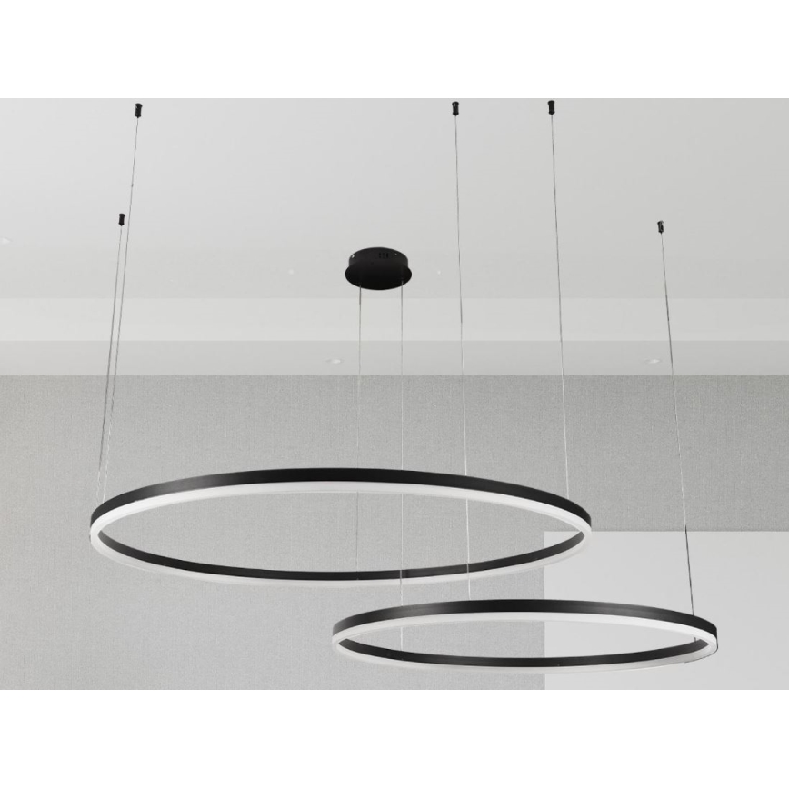 Dimmbare LED-Hängeleuchte LED/128W/230V 3000-6500K d 100 cm + Fernbedienung