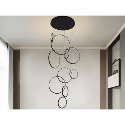 Dimmbare LED-Hängeleuchte LED/290W/230V 3000-6500K d 60 cm + Fernbedienung