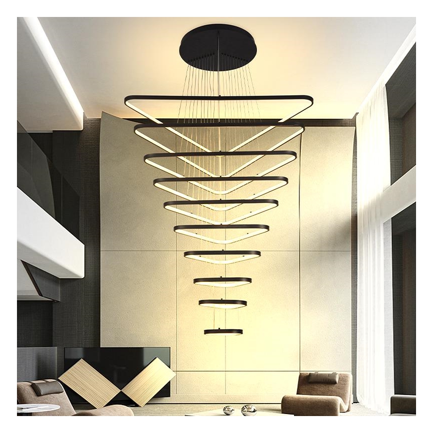 Dimmbare LED-Hängeleuchte LED/385W/230V 3000-6500K d 100 cm + Fernbedienung