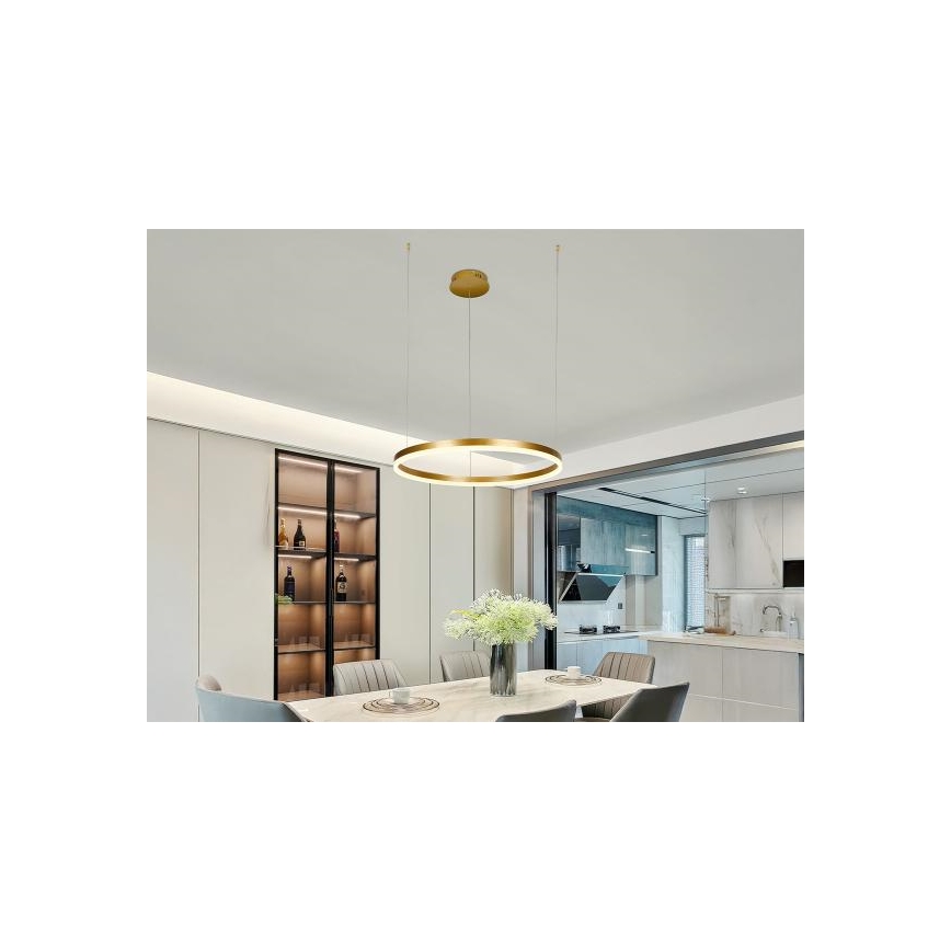 Dimmbare LED-Hängeleuchte LED/42W/230V 3000-6500K d 60 cm + Fernbedienung