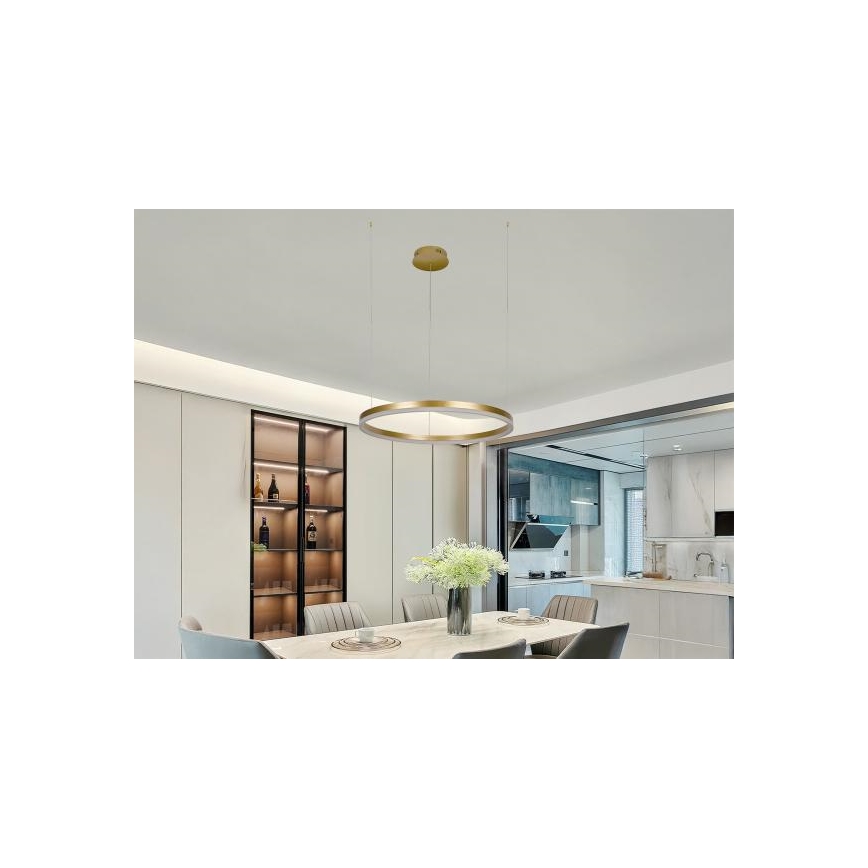 Dimmbare LED-Hängeleuchte LED/42W/230V 3000-6500K d 60 cm + Fernbedienung