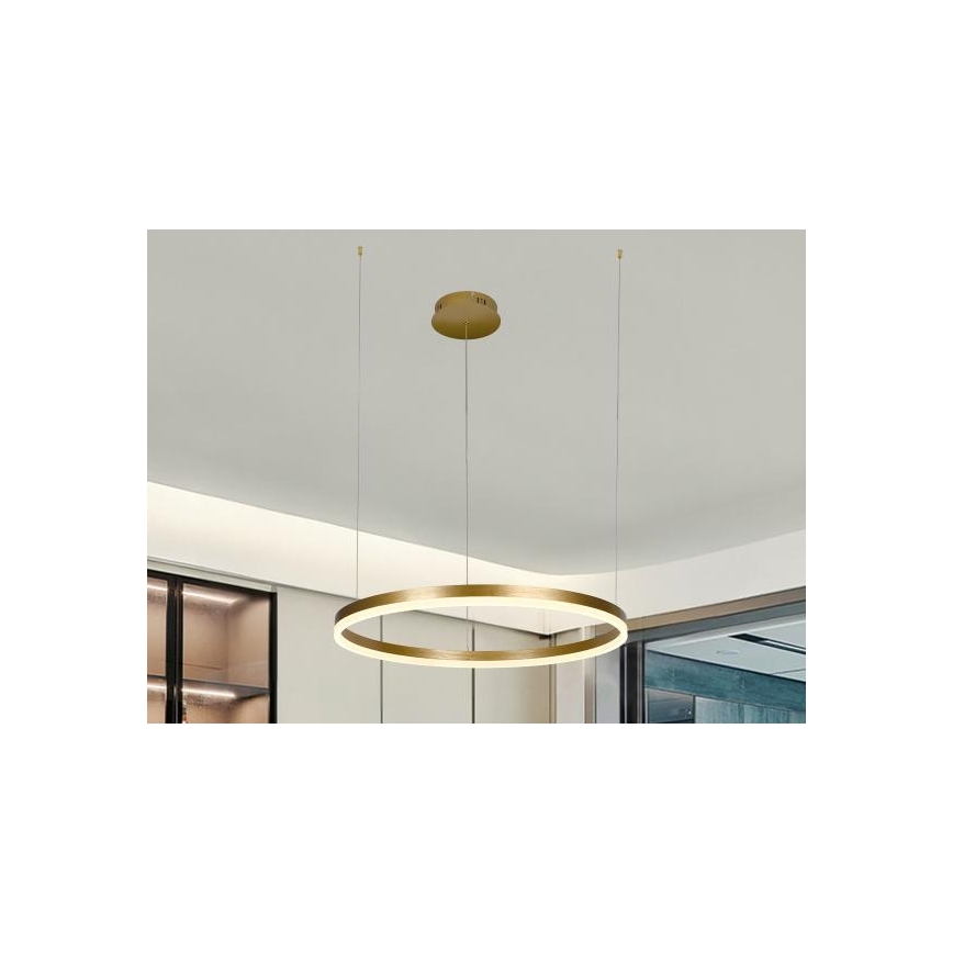 Dimmbare LED-Hängeleuchte LED/42W/230V 3000-6500K d 60 cm + Fernbedienung
