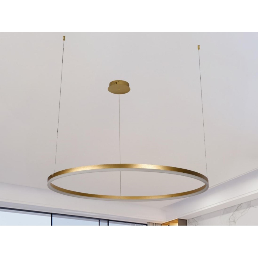 Dimmbare LED-Hängeleuchte LED/55W/230V 3000-6500K d 80 cm + Fernbedienung