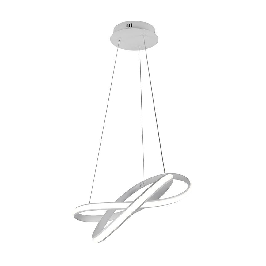 Dimmbare LED-Hängeleuchte LED/70W/230V 3000-6500K d 55 cm weiß + Fernbedienung