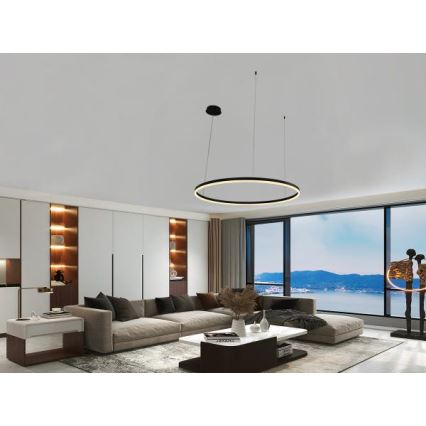 Dimmbare LED-Hängeleuchte LED/72W/230V 3000-6500K d 100 cm + Fernbedienung