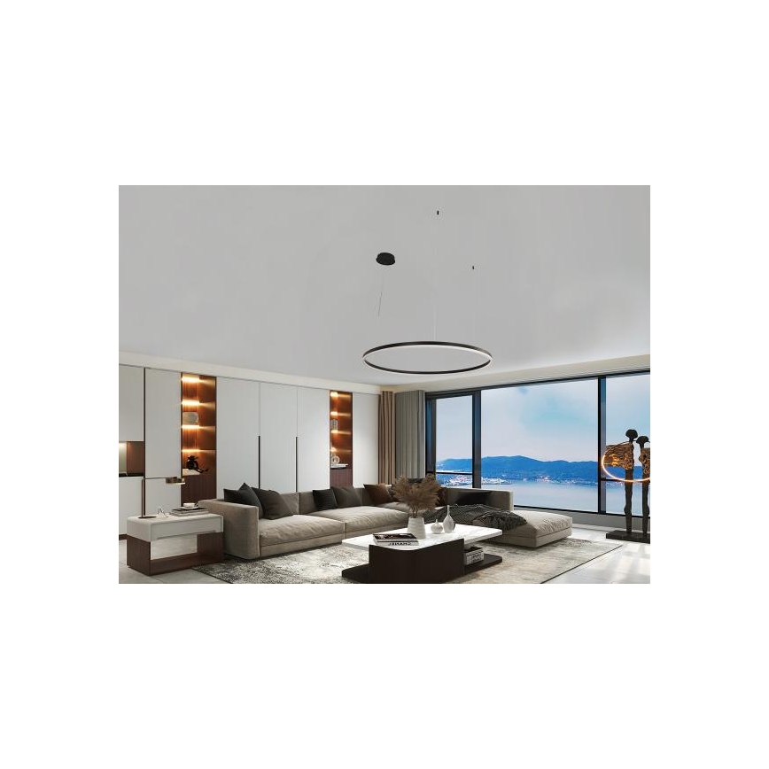 Dimmbare LED-Hängeleuchte LED/72W/230V 3000-6500K d 100 cm + Fernbedienung