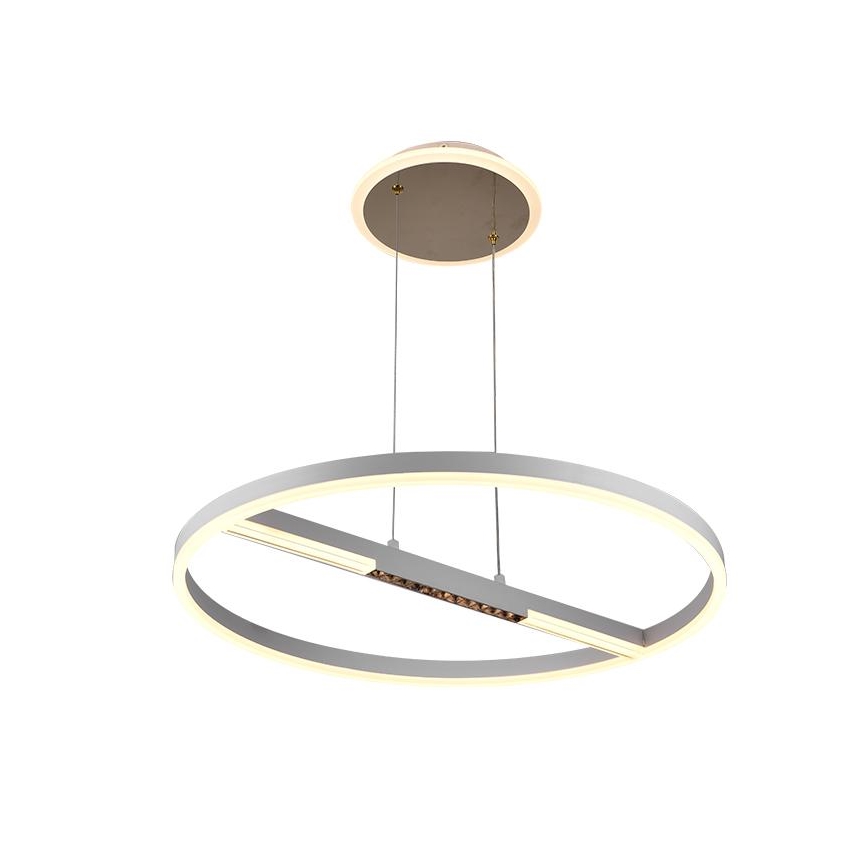 Dimmbare LED-Hängeleuchte LED/75W/230V 3000-6500K d 60 cm + Fernbedienung