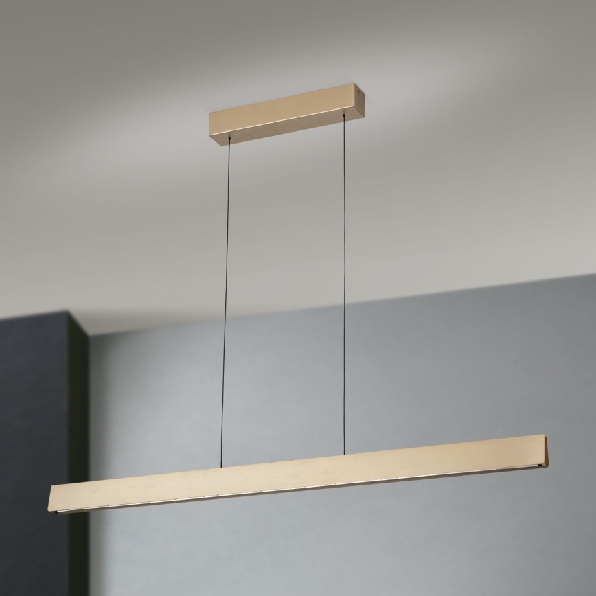 Dimmbare LED-Hängeleuchte TARA LED/44W/230V 2700/3800/4500/5700K golden
