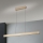Dimmbare LED-Hängeleuchte TARA LED/44W/230V 2700/3800/4500/5700K golden