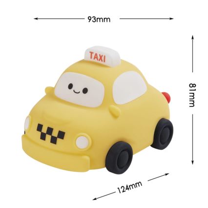 Dimmbare LED-Kinderleuchte mit Touch-Funktion TAXI LED/1W/5V USB 1200 mAh taxi gelb