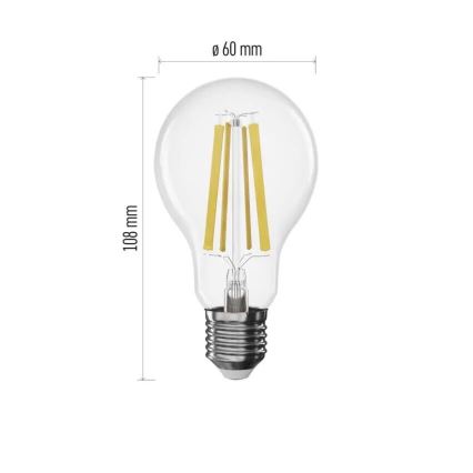 Dimmbare LED-Lampe FILAMENT A60 E27/11W/230V 4000K