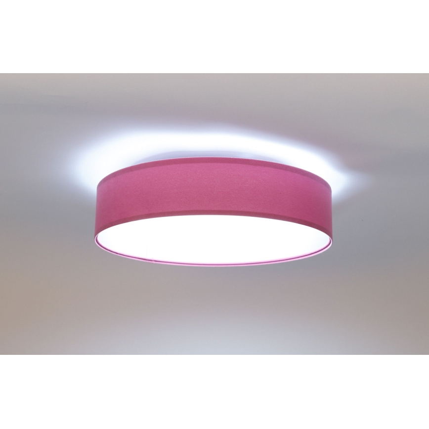 Dimmbare LED-Deckenleuchte SMART GALAXY LED/36W/230V d 55 cm 2700-6500K Wi-Fi Tuya pink/silbern + Fernbedienung