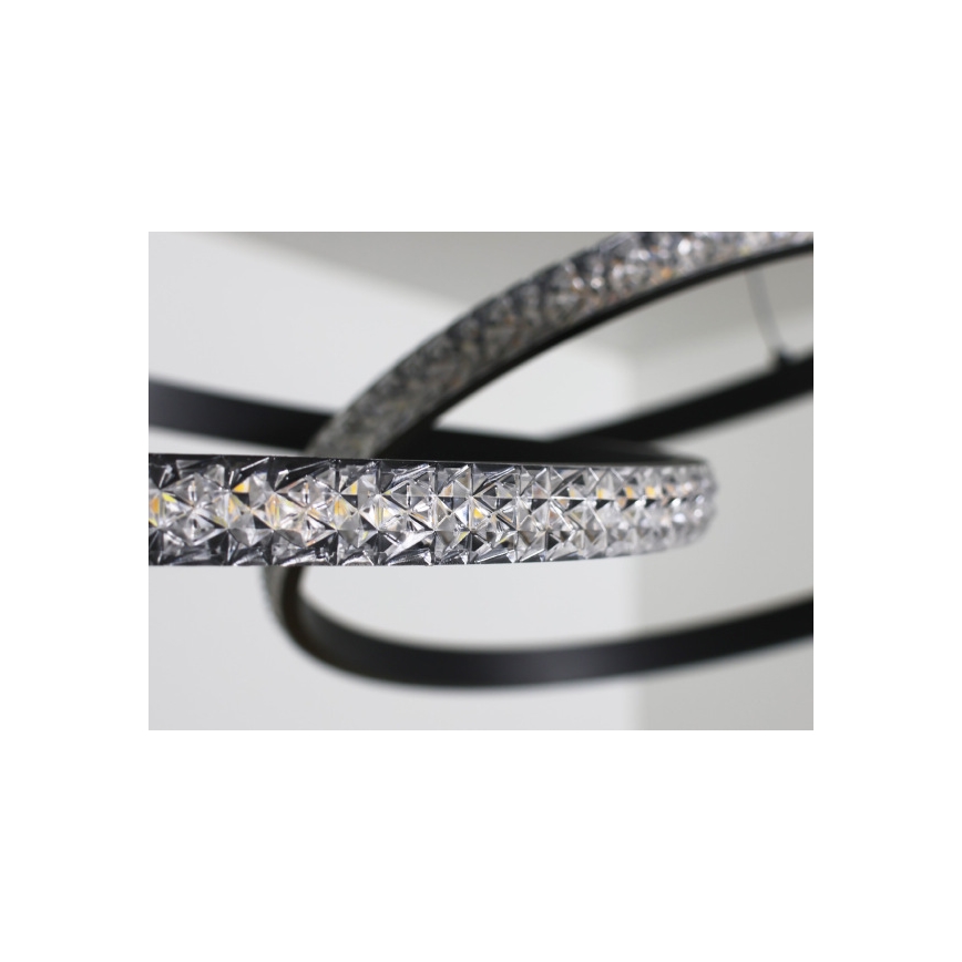 LED-dimmbare Hängeleuchte an Seil LED/90W/230V 3000–6500K Ø 47 cm + Fernbedienung