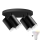 Dimmbare LED RGBW Badezimmer-Einbauleuchte TURYN 4xGU10/6,5W/230V 2700-6500K Wi-Fi IP44 Schwarz