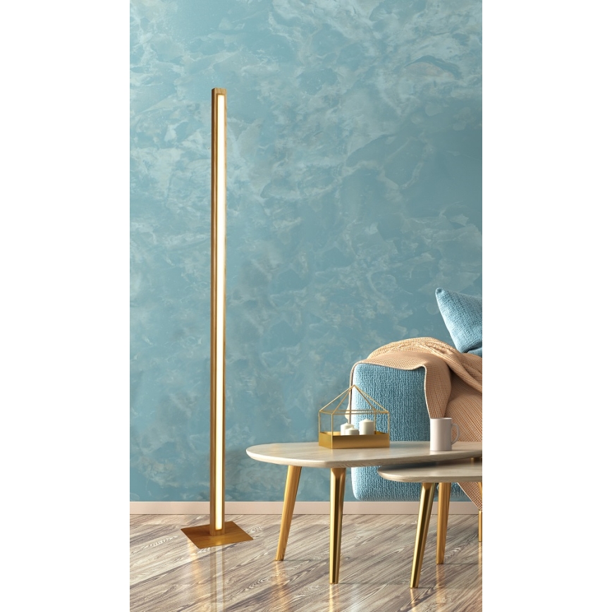 Dimmbare LED-Stehleuchte mit Touch-Funktion RODNEY LED/35W/230V Buche