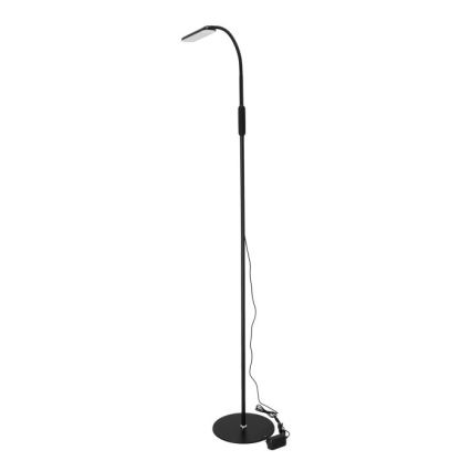 Dimmbare LED-Stehleuchte TEILO LED/10W/230V 3000/4000/6500K schwarz + Fernbedienung