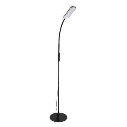 Dimmbare LED-Stehleuchte TEILO LED/10W/230V 3000/4000/6500K schwarz + Fernbedienung