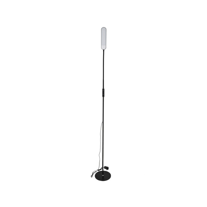 Dimmbare LED-Stehleuchte TEILO LED/10W/230V 3000/4000/6500K schwarz + Fernbedienung