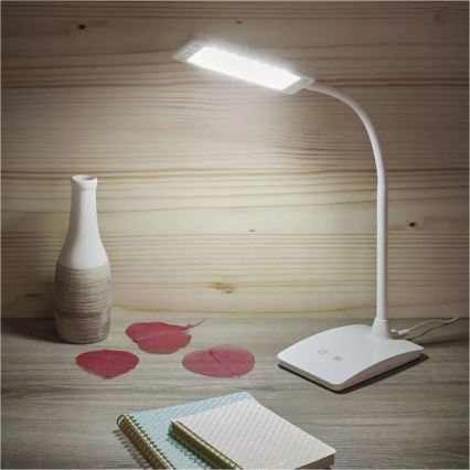 Dimmbare LED-Tischlampe EDDY LED/6W/230V 3000/4500/6800K weiß