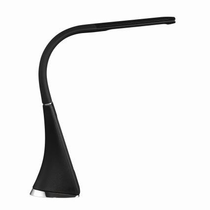 LED-dimmbare Touch-Tischlampe mit Display, LED/10W/5V, schwarz