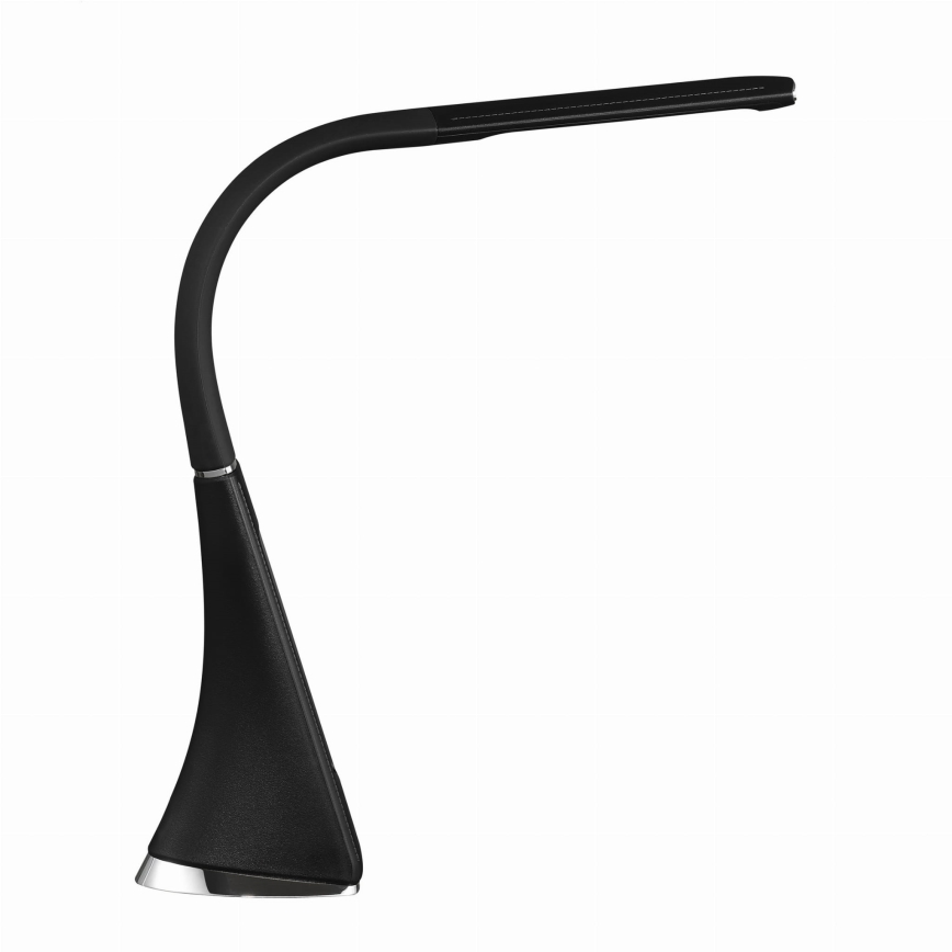 LED-dimmbare Touch-Tischlampe mit Display, LED/10W/5V, schwarz