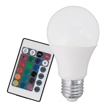 Dimmbare RGB LED Glühbirne A60 E27/6W/230V 3000K - Eglo