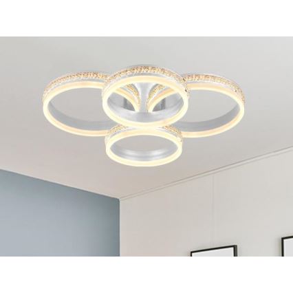 Dimmbarer LED-Aufbau-Deckenleuchter LED/150W/230V 3000-6500K + Fernbedienung