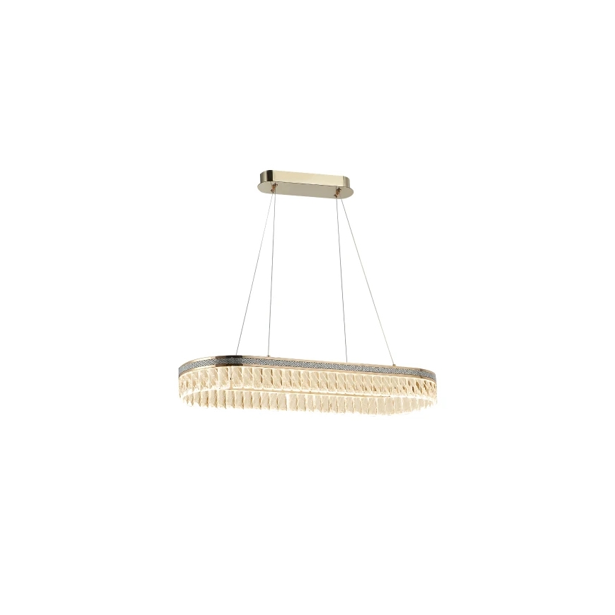 LED dimmbarer Kristall-Kronleuchter an Drahtseil THALIA LED/50W/230V 3000-6000K + Fernbedienung