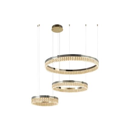 LED-dimmbarer Kristall-Pendelleuchter an Seil THALIA LED/120W/230V 3000-6000K + Fernbedienung