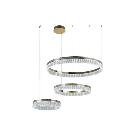LED-dimmbarer Kristall-Pendelleuchter an Seil THALIA LED/120W/230V 3000-6000K + Fernbedienung