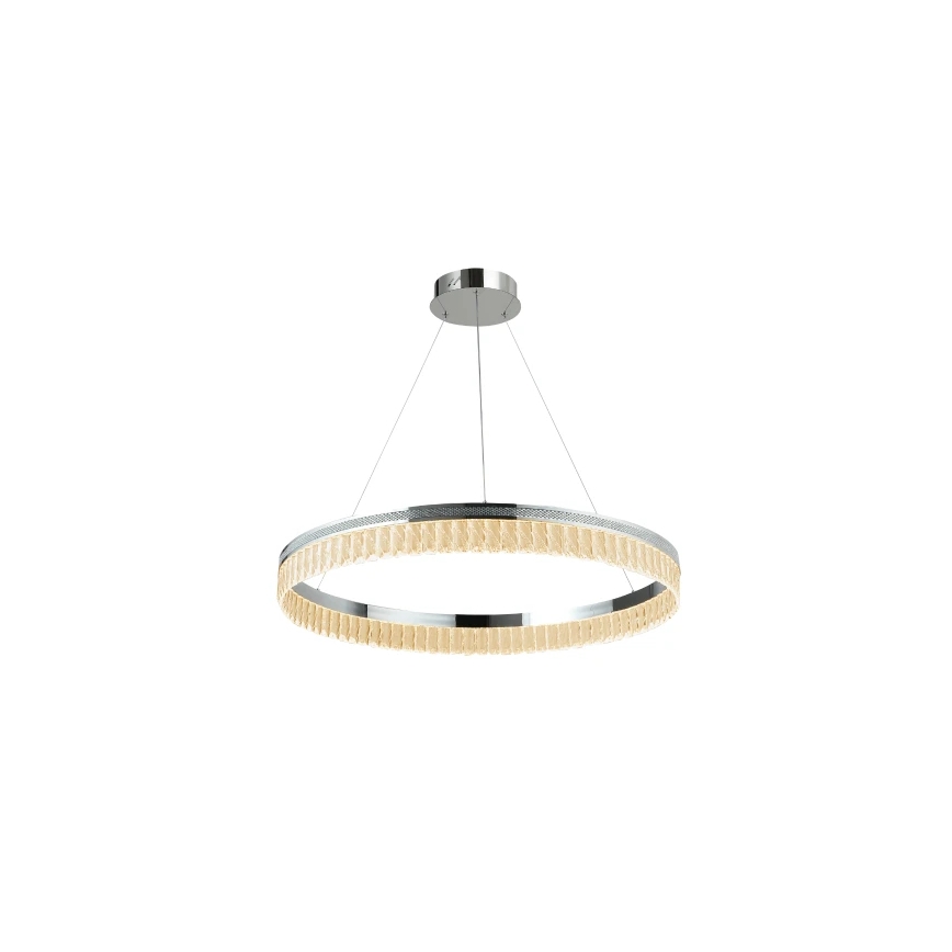 LED-dimmbarer Kristall-Kronleuchter an Stahlseil THALIA LED/55W/230V 3000-6000K Ø 80 cm + Fernbedienung