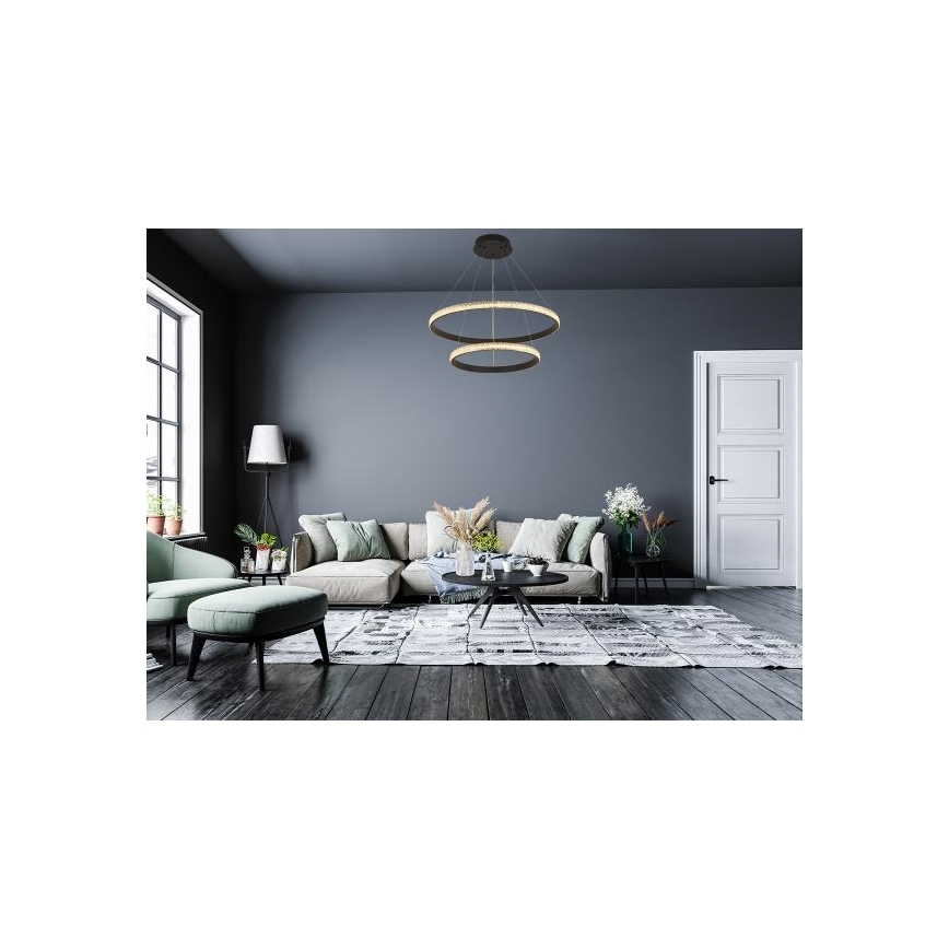 Dimmbarer LED-Kronleuchter LED/65W/230V 3000-6500K d 60 cm + Fernbedienung