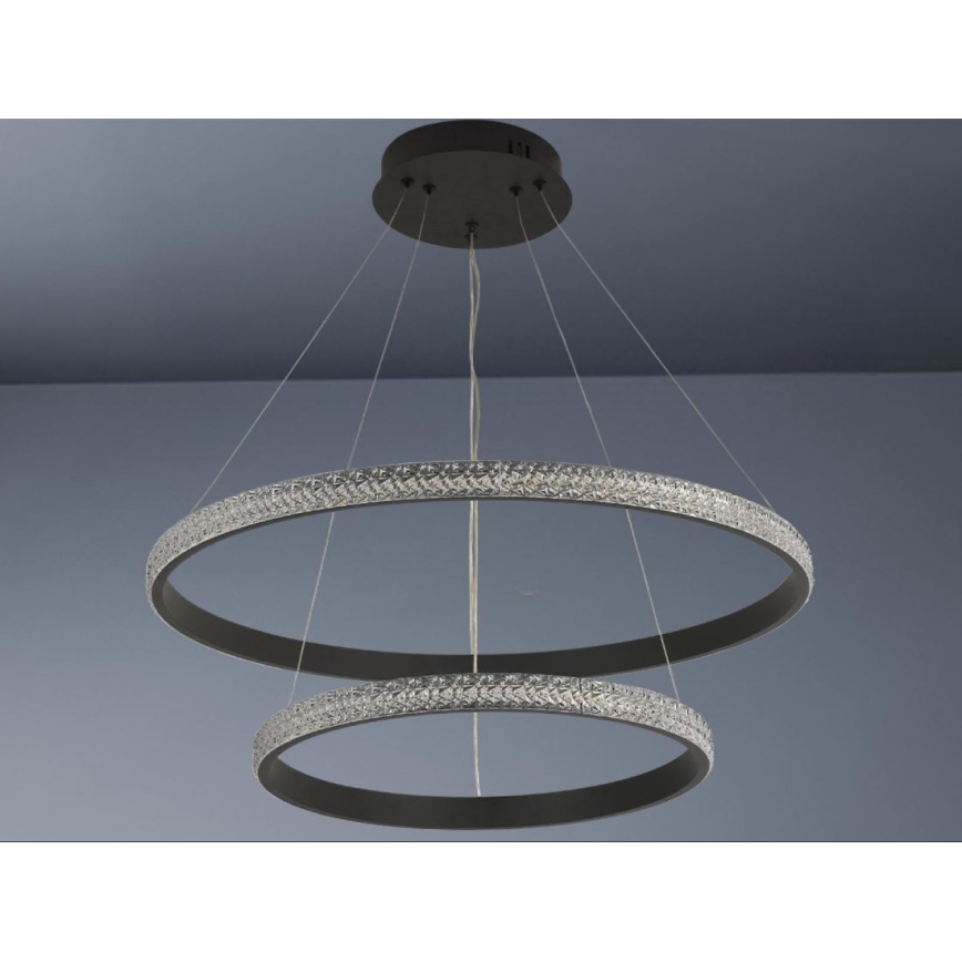 Dimmbarer LED-Kronleuchter LED/65W/230V 3000-6500K d 60 cm + Fernbedienung