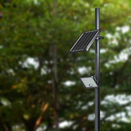 Dimmbarer LED-Solarstrahler mit Sensor LED/10W/3,7V 4000/6000K IP65 3600 mAh + Fernbedienung