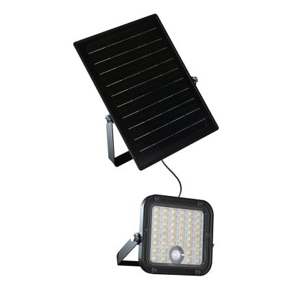Dimmbarer LED-Solarstrahler mit Sensor LED/10W/3,7V 4000/6000K IP65 3600 mAh + Fernbedienung
