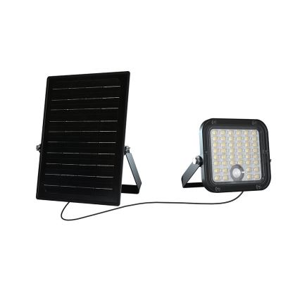 Dimmbarer LED-Solarstrahler mit Sensor LED/10W/3,7V 4000/6000K IP65 3600 mAh + Fernbedienung