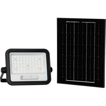 Dimmbarer Solar-LED-Strahler 100W (3,2V) 2000–8000K IP65 5000 mAh Schwarz – mit Fernbedienung