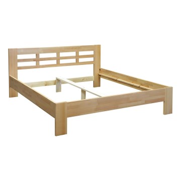 Doppelbett aus Massivholz ANGELA 180x200 cm Buche